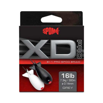 Плетеная леска Spomb XD Pro Braid Grey 300m